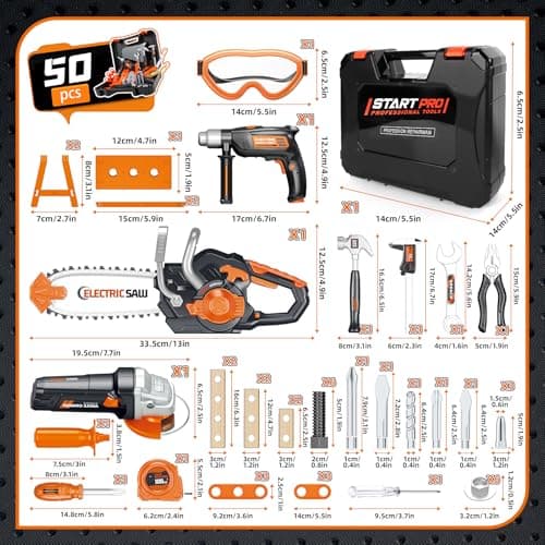 Thumbnail 8 de Charmofun Motosierra Juguete 50pcs ðŸ›