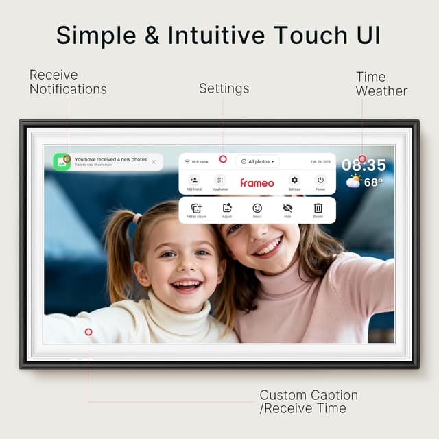 Thumbnail 6 de Frameo Digital Photo Frame WiFi 64GB