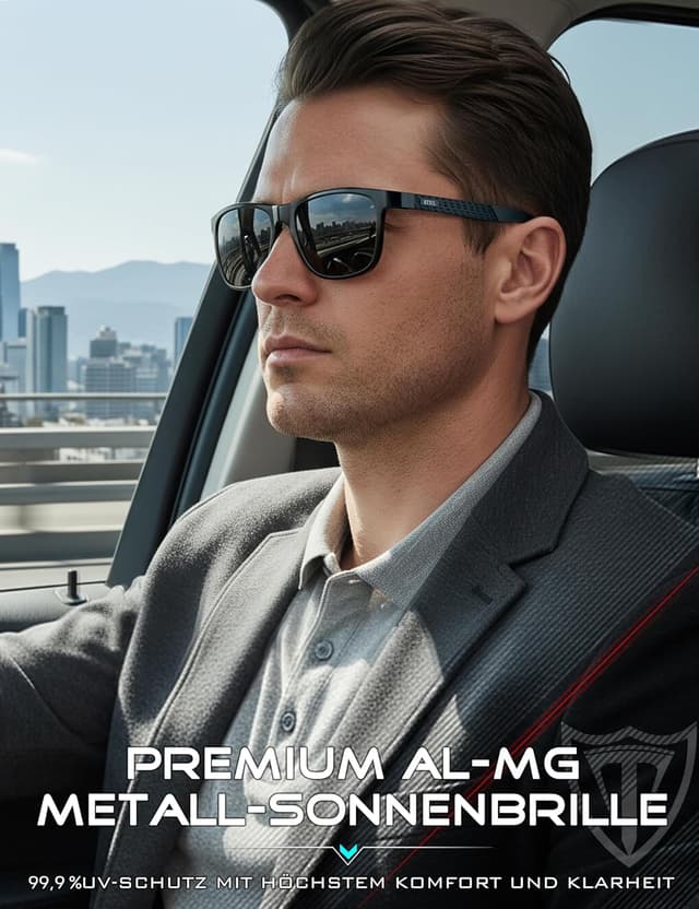 Detalle 2 de ATTCL Sonnenbrille Herren Polarisiert UV400