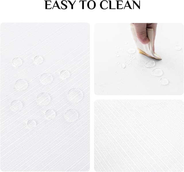 Detalle 2 de Softalker Mantel Antimanchas Blanco Cuadrado 80x80 cm 🧻