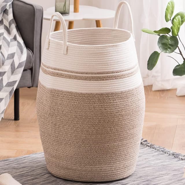 Detalle de YOUDENOVA Cotton Rope Basket 58L