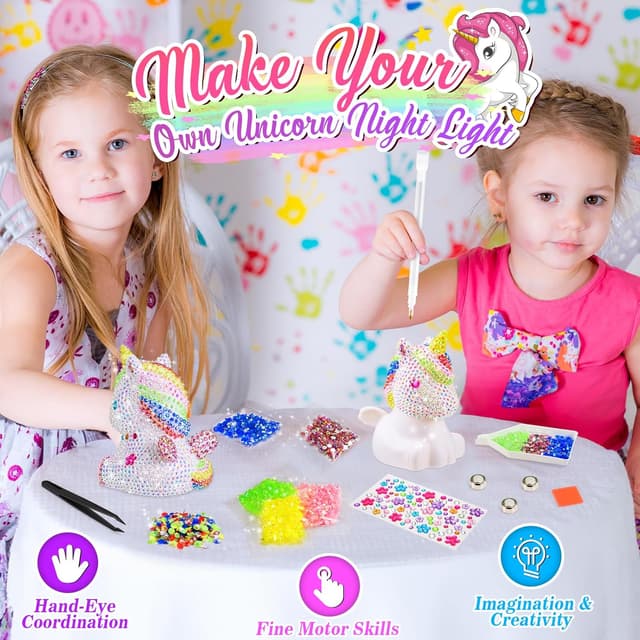 Thumbnail 1 de HappyGoLucky Set luci Unicorno 4D Diamond Painting