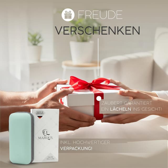 Detalle 2 de Maniküre-Set Solingen (marQus, 7-teilig) mit Echt-Leder-Etui – handlich, scharf schneidend, Saphir-Nagelfeile