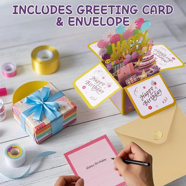 Detalle 2 de MOWETOO 3D pop-up birthday card with music