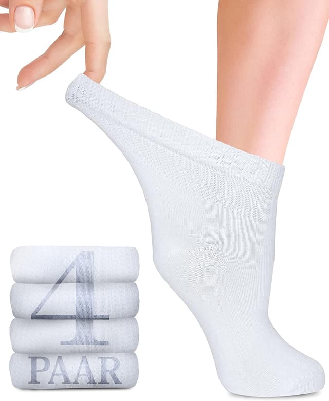 Detalle de Fiera Besa Diabetikersocken Damen Knöchelhoch 35–42
