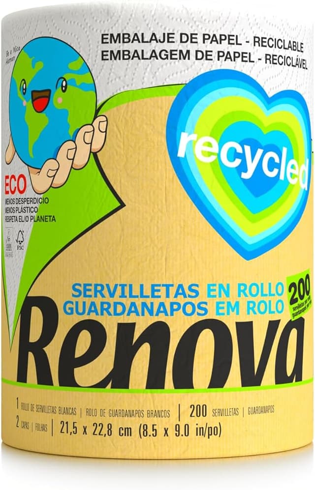 Imagen de Renova Gigarollo de Cocina Ecológico ♻️ 10 Rolos Reciclados en OfertitasTOP