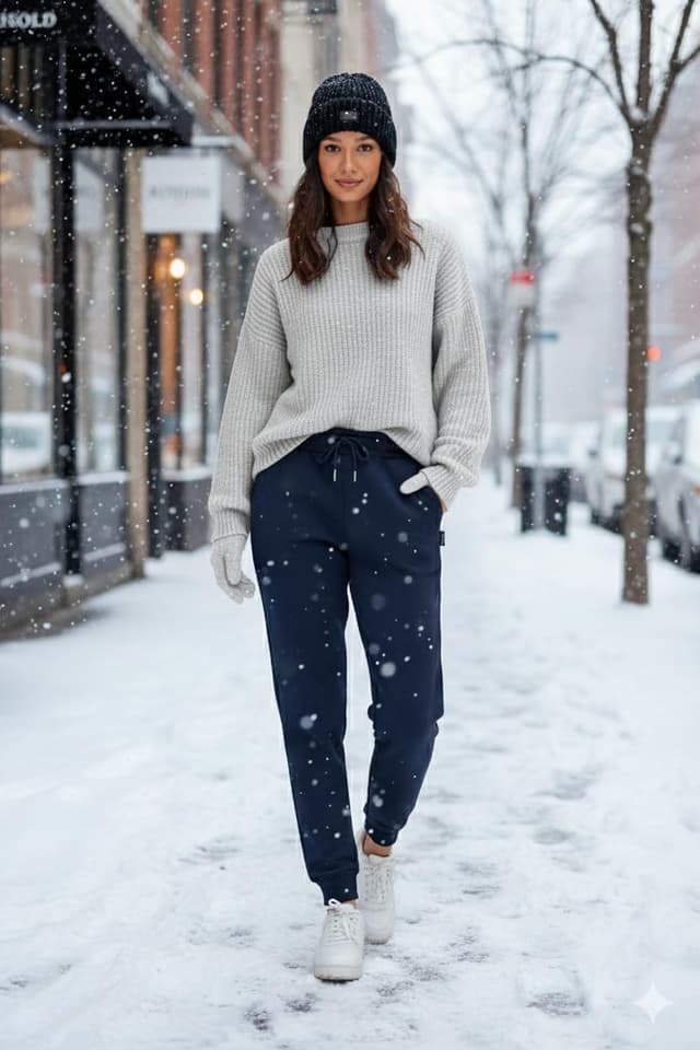 Detalle 2 de COMEOR Women’s Jogging Bottoms – Ladies Joggers in long cotton with drawstring and tapered cuffs