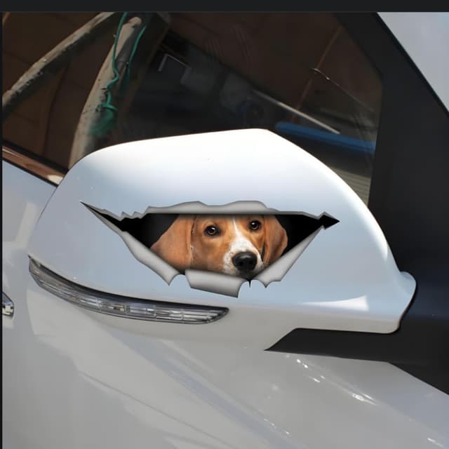 Thumbnail 4 de TIZIKJ Beagle Hund Aufkleber 15 cm