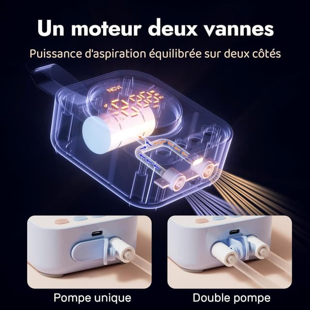 Thumbnail 2 de NCVI tire-lait électrique main libre 4 modes