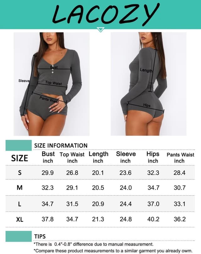 Thumbnail 3 de LACOZY Womens 2 Piece Pajama Set