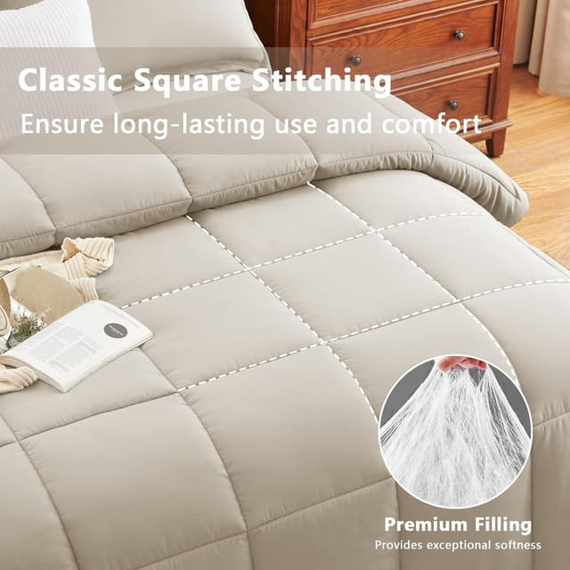 Thumbnail 1 de CozyLux Twin/Twin XL Comforter Set 68x88