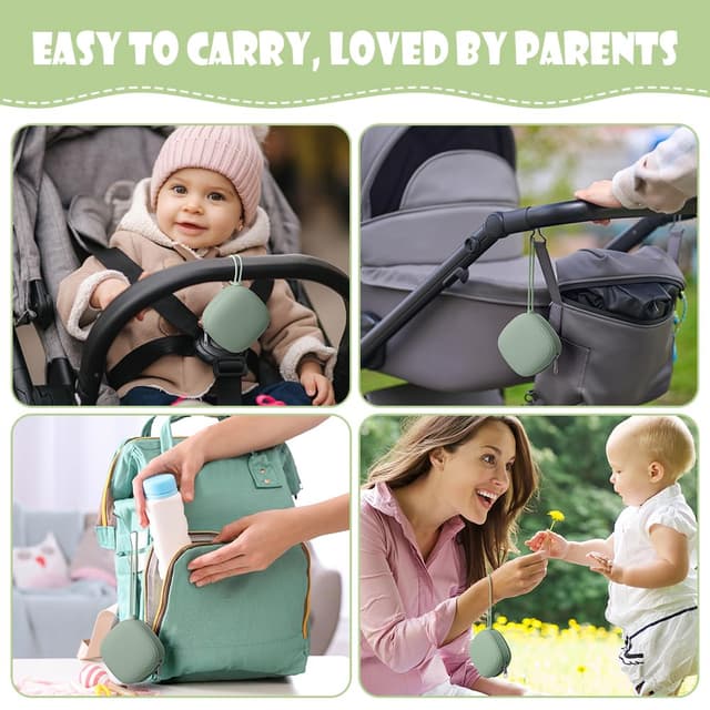 Thumbnail 6 de Aolso Schnullerbox Grün Quadrat