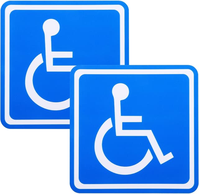 Imagen de Flaconi Behinderten Aufkleber Auto 2 Stück en OfertitasTOP