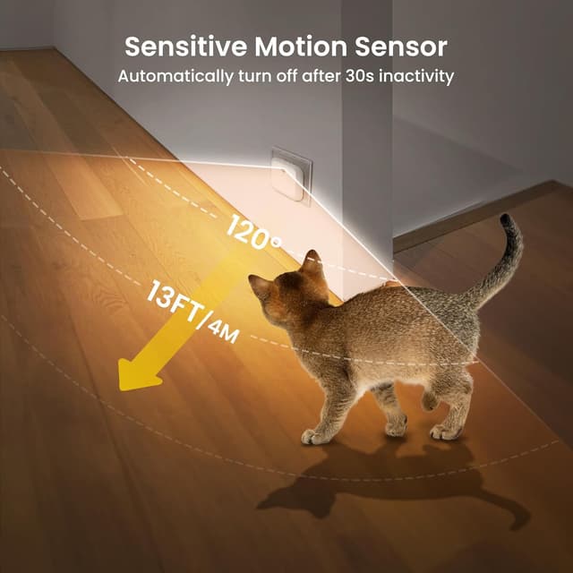 Detalle 2 de TNMOO Luce notturna LED da presa 2 pezzi