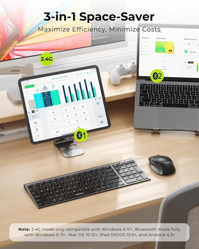 Detalle de Seenda COE401 Bluetooth Keyboard 1.5cm