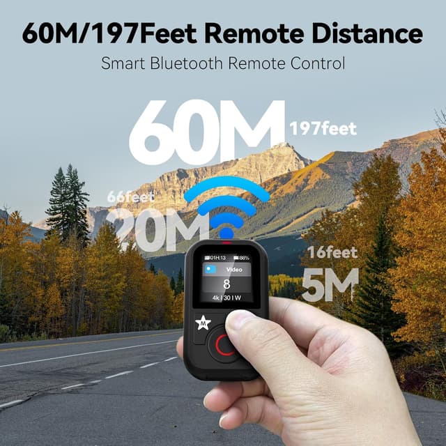 Thumbnail 5 de TELESIN T13 waterproof remote for GoPro — 60m range