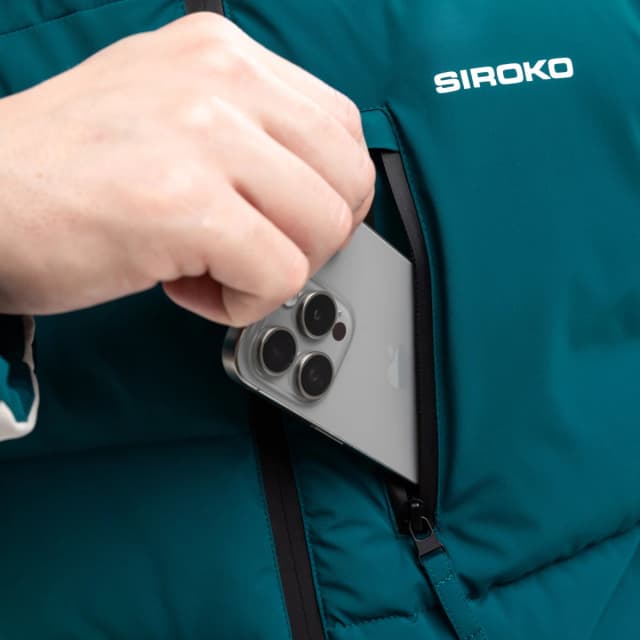 Detalle 2 de Siroko W7 La Hoya chaqueta esquí 10.000 mm