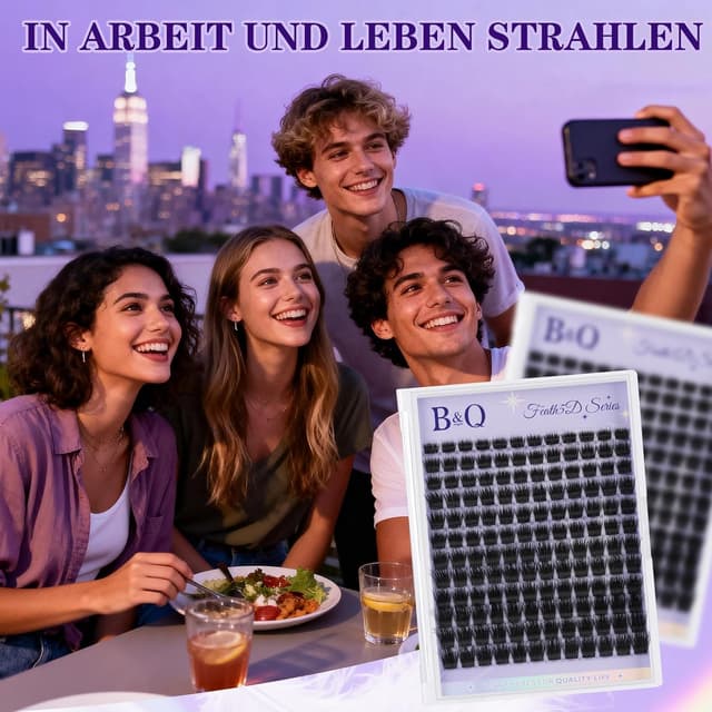 Thumbnail 6 de B&Q Lash Cluster 144 Stück 5D Volume