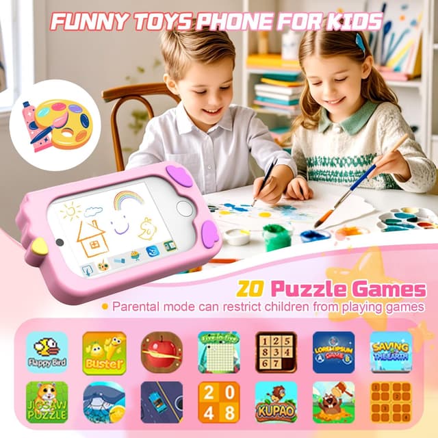 Thumbnail 6 de Tosaju Enfants Téléphone 2,8" écran tactile