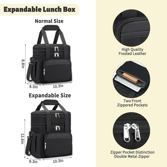 Thumbnail 2 de holuxer Insulated Lunch Bag 15L — Large Leakproof Cooler Bag