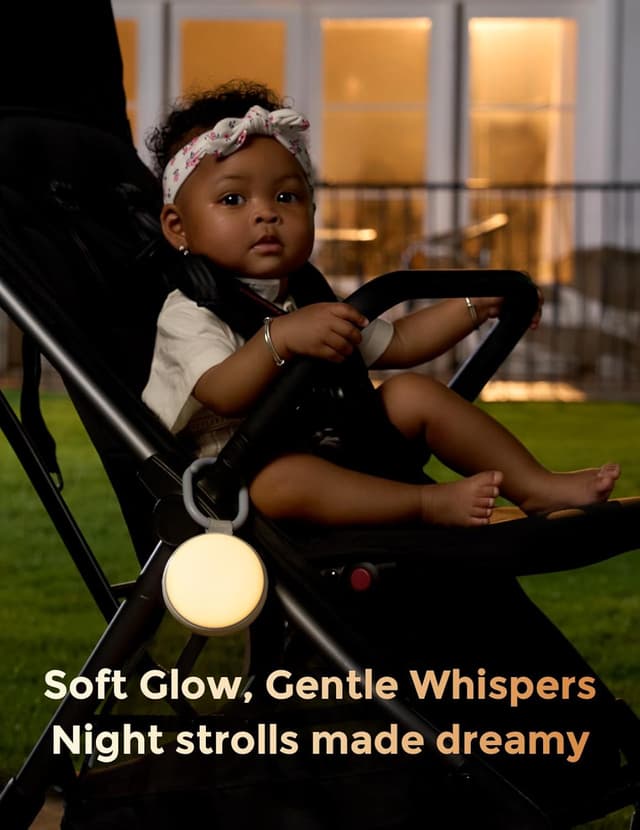 Detalle de Momcozy WN06 Portable White Noise Machine with Night Light (Rechargeable, Bluetooth Speaker) – Grey