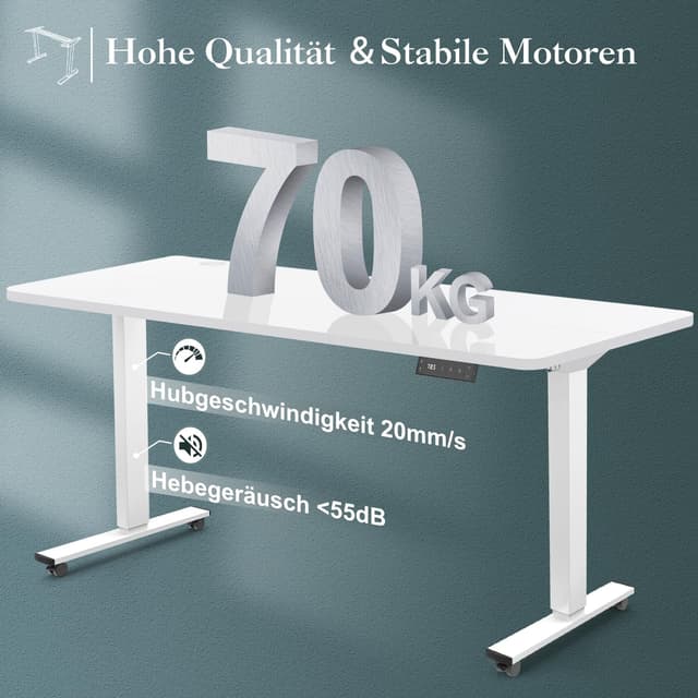 Thumbnail 3 de JUMMICO Höhenverstellbares Tischgestell 72–118 cm