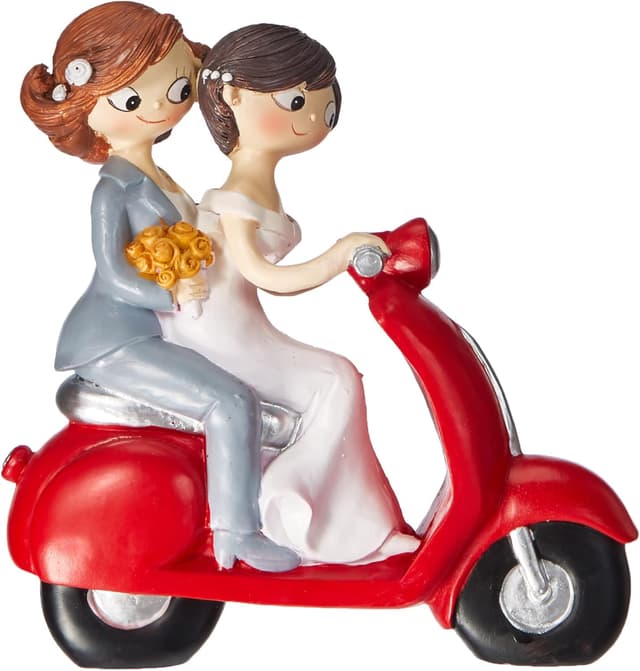 Imagen de Mopec Y961 Figurine gâteau Couple mariées 17 cm en OfertitasTOP