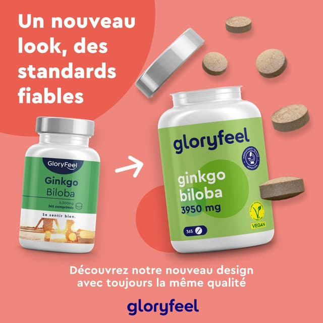 Detalle 2 de Ginkgo Biloba 3950 mg par dose Quotidienne đ