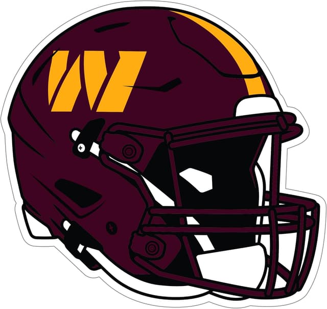 Detalle de Siskiyou Sports Washington Commanders Helmet Auto Decal (Team Colors) — Officially Licensed NFL