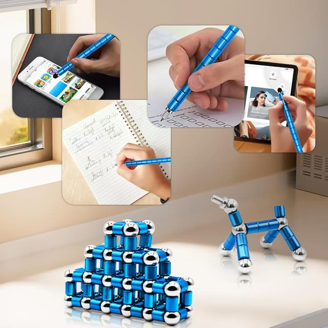 Detalle 2 de Felikray Magnetic Fidget Pen for Teens & Adults — Metal Deformation Fidget Toy