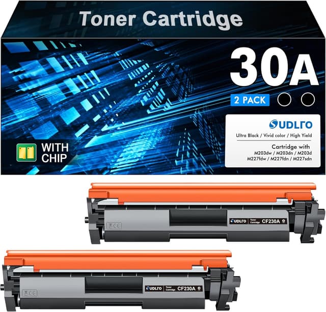 Detalle de CF230A 30A Black Toner Cartridge for HP Printers 🖨