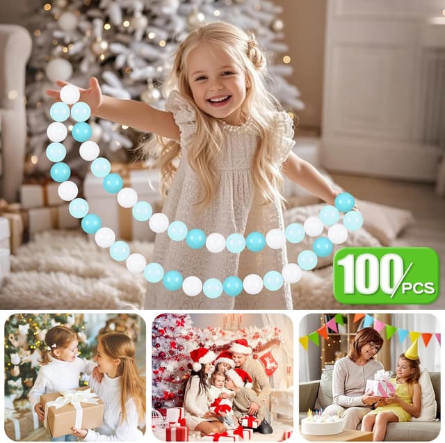 Detalle de GOGOSO Ball Pit Balls for Toddlers — BPA-Free Plastic Ball Pit Balls (2.15 in, Non-Toxic) Bulk Packs