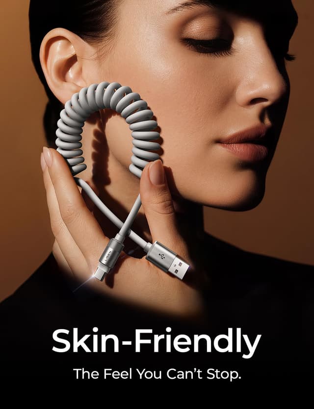 Thumbnail 6 de LISEN Coiled USB C Cable 4ft, 2-Pack