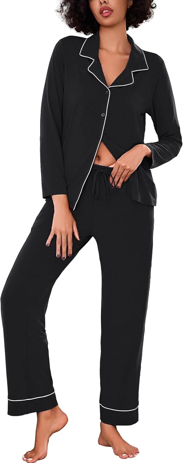 Imagen de Bresdk Pigiama Donna Invernale Aperto Davanti Cotone en OfertitasTOP