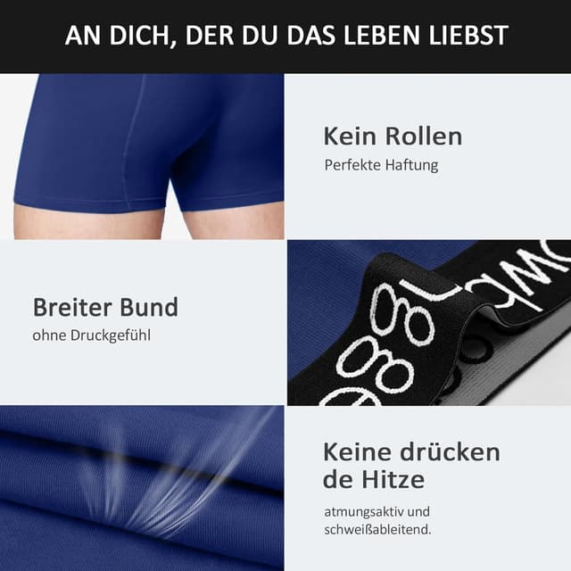 Thumbnail 6 de Lowbangge Boxershorts 9er Pack aus Baumwolle