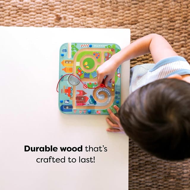 Thumbnail 4 de HABA Busy Board for Toddlers 2-4 Magnetic Maze Toy