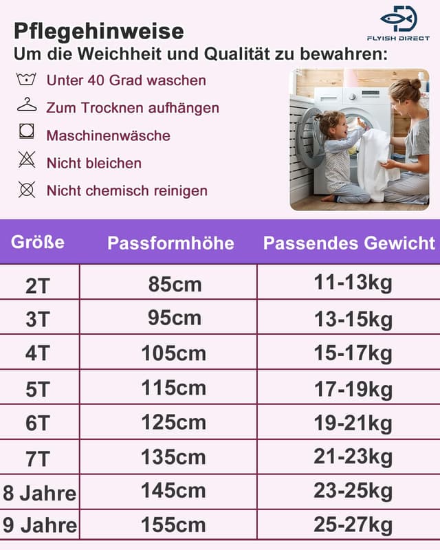 Detalle de FLYISH DIRECT Töpfchen-Trainingshose für Kinder (6-Lagen) – atmungsaktiv, auslaufsicher, Größe 90/2T