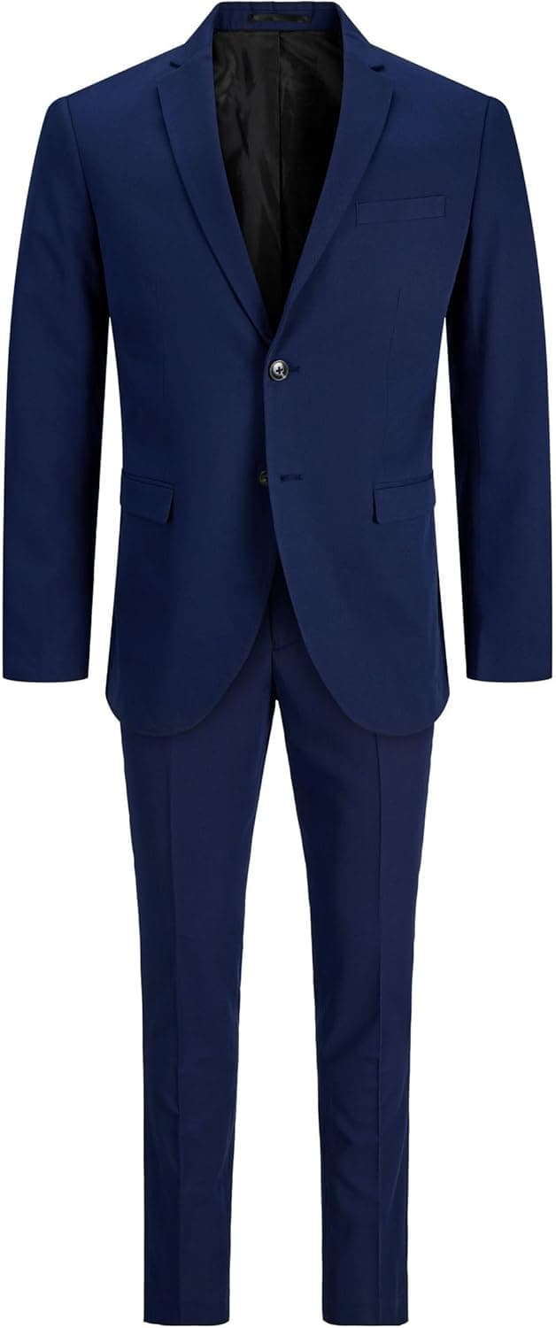 Detalle de JACK & JONES JPRFRANCO Super Slim Fit Anzug: einreihiger Blazer und Hose