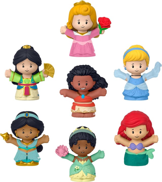 Detalle de Fisher-Price Little People Disney Princess 7 personaggi