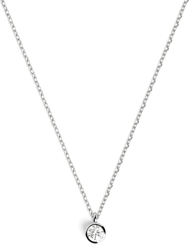 Detalle de SINGULARU Single Spark Collar en plata 925, talla única 💍