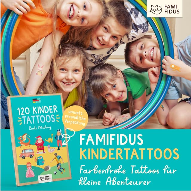 Thumbnail 6 de Kinder Tattoos Famifidus 120