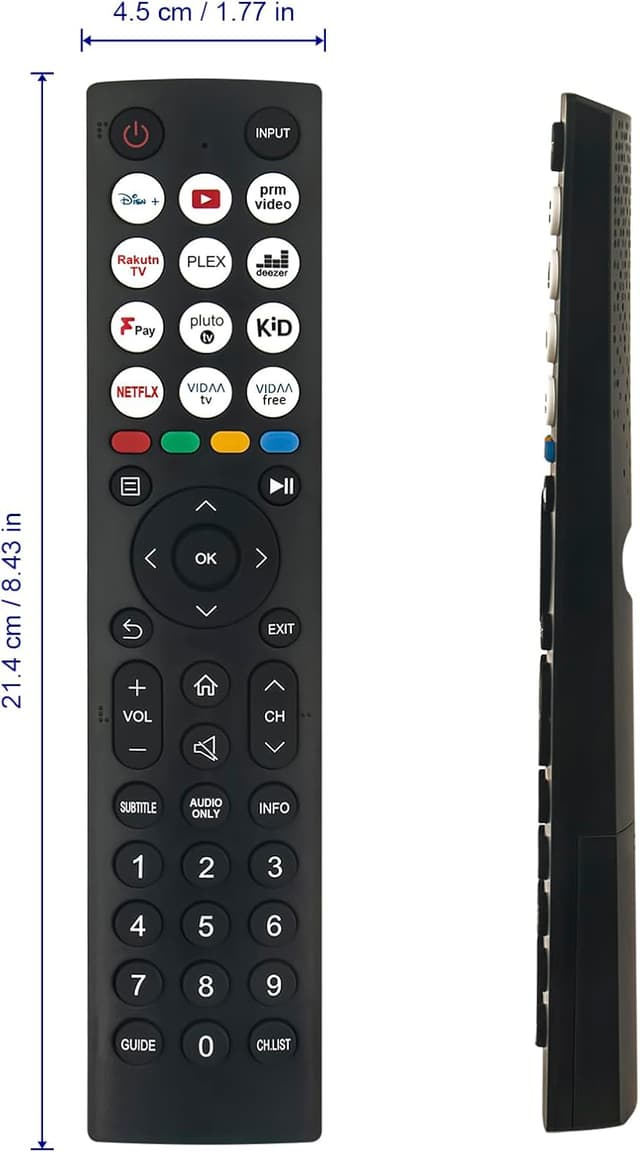 Detalle 2 de EN2N36H Ersatzfernbedienung für Hisense TV