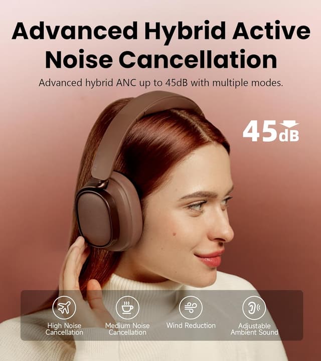 Detalle de Edifier ES850NB ANC headphones, 92H playtime