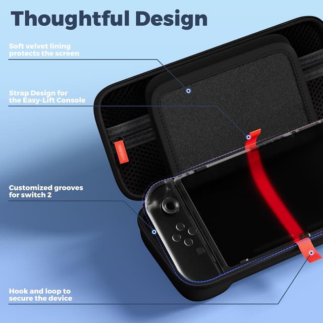 Detalle 2 de ProCase Carrying Case for Nintendo Switch 2, 24-slot