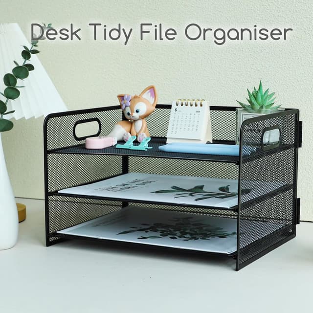 Thumbnail 6 de HIHOBDAY 3 Tier Paper Organiser 32.5cm