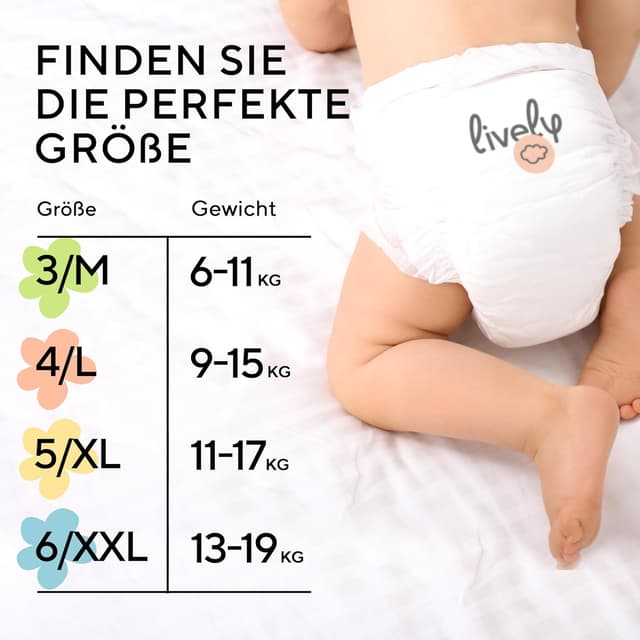 Thumbnail 5 de Edelbloom Premium 48 Windelhöschen Größe 4