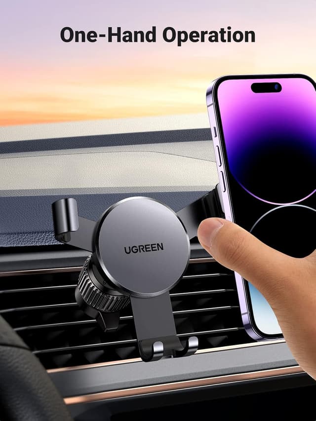 Detalle 2 de UGREEN Car Phone Holder Air Vent 360°