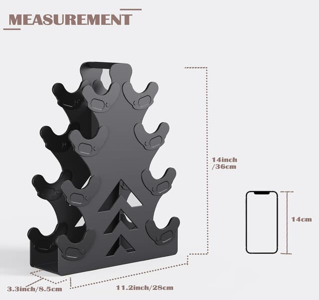 Thumbnail 6 de Lovind Dumbbell Rack Stand โ Small weight rack ๐