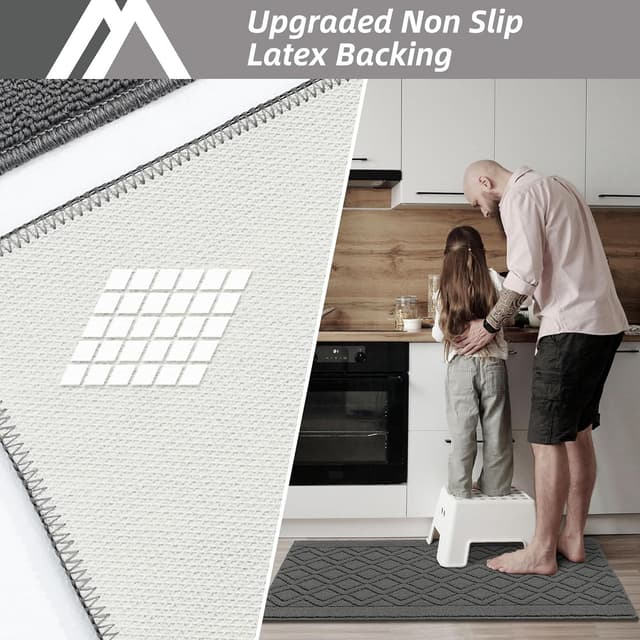 Detalle de COSY HOMEER Kitchen Rug Mats 48x20 in ๐