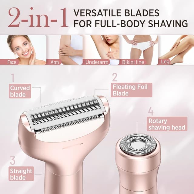 Detalle 2 de Orchrose Women 2-in-1 electric shaver 2-in-1